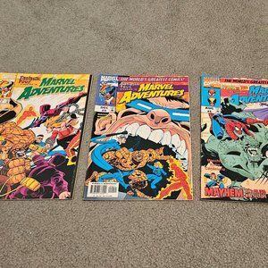 Fantastic Four & Spiderman "Marvel Adventures" Comics by Marvel Issue # 5, 9, 12